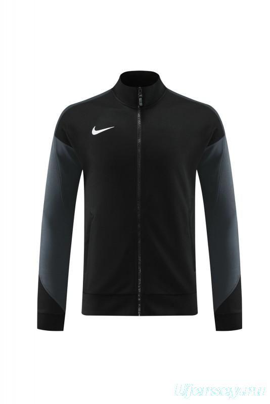 24/25 Nike Black Full Zipper Jacket +Long Pants