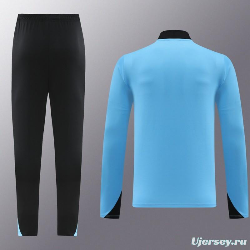 24/25 Nike Blue Full Zipper Jacket +Long Pants