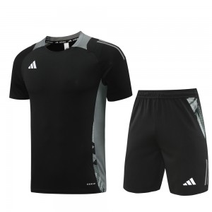 24/25 Adidas Black Short Sleeve Jersey+Shorts