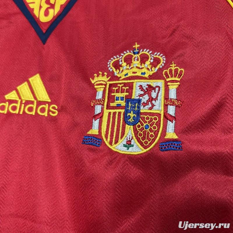 Retro 1998 Spain Home Jersey