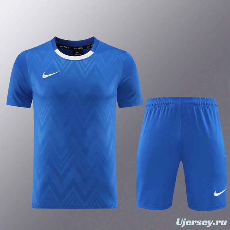 24/25 Nike Blue Short Sleeve Jersey+Shorts