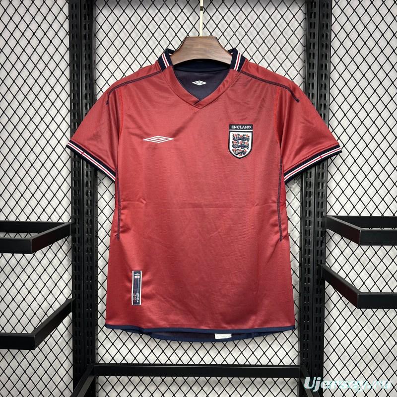 Retro 2002 England Away Jersey