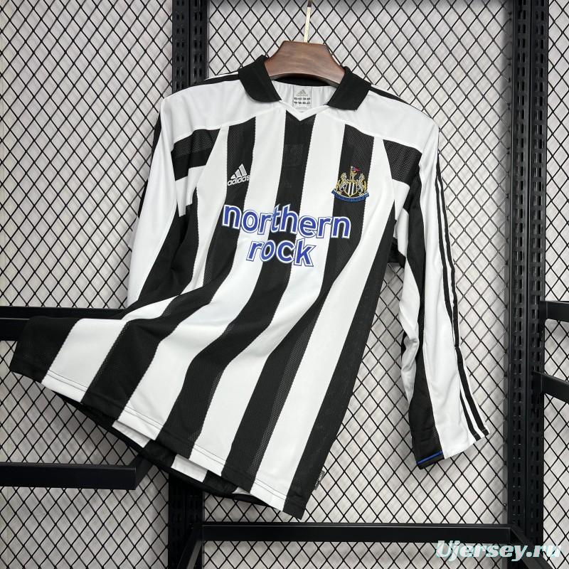 Retro 03/05 Newcastle United Home Long Sleeve Jersey