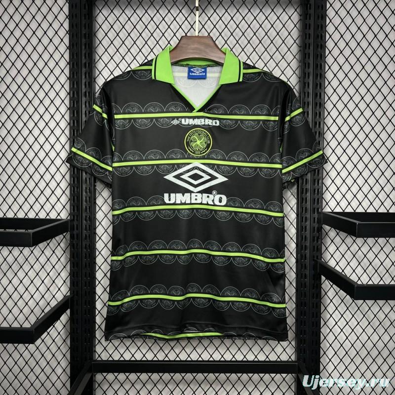 Retro 98/99 Celtic Away Black Jersey