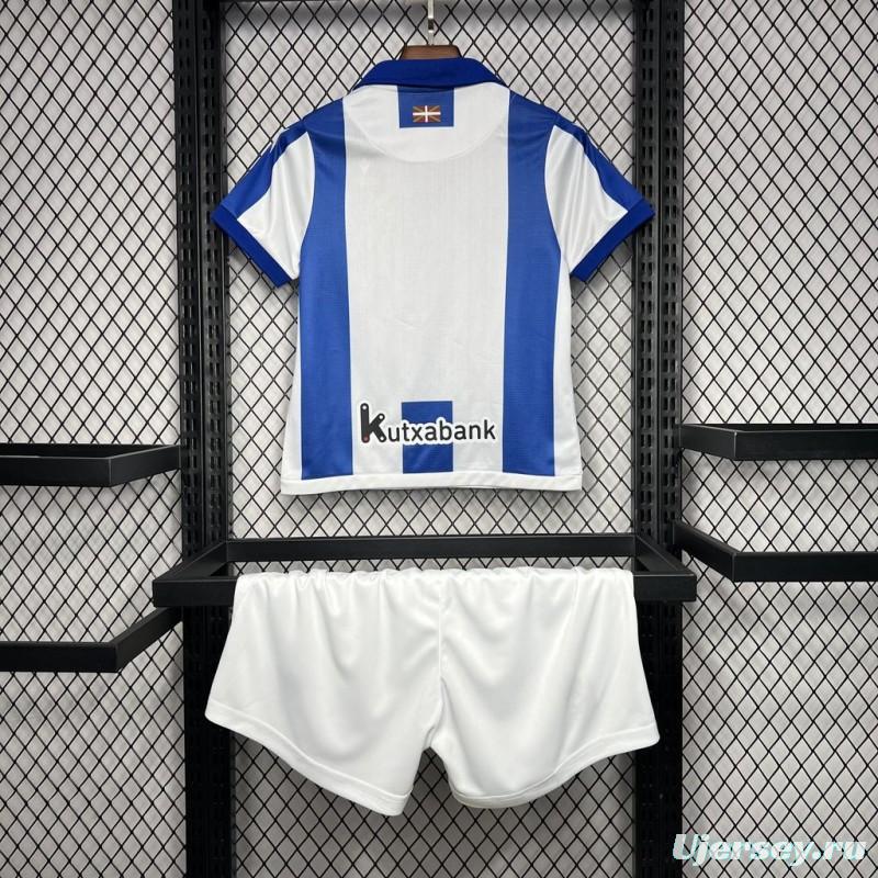 24/25 Real Sociedad Home Kids Kit