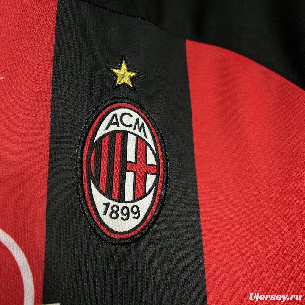 Retro 2000/02 AC Milan Home Jersey