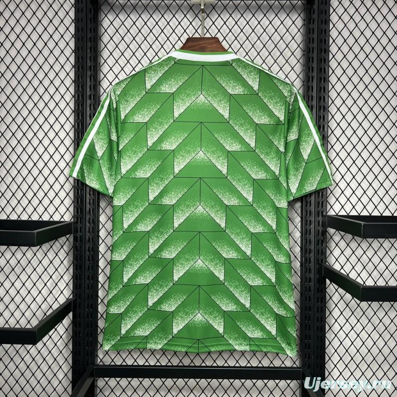 Retro 1990 Germany Away Green Jersey