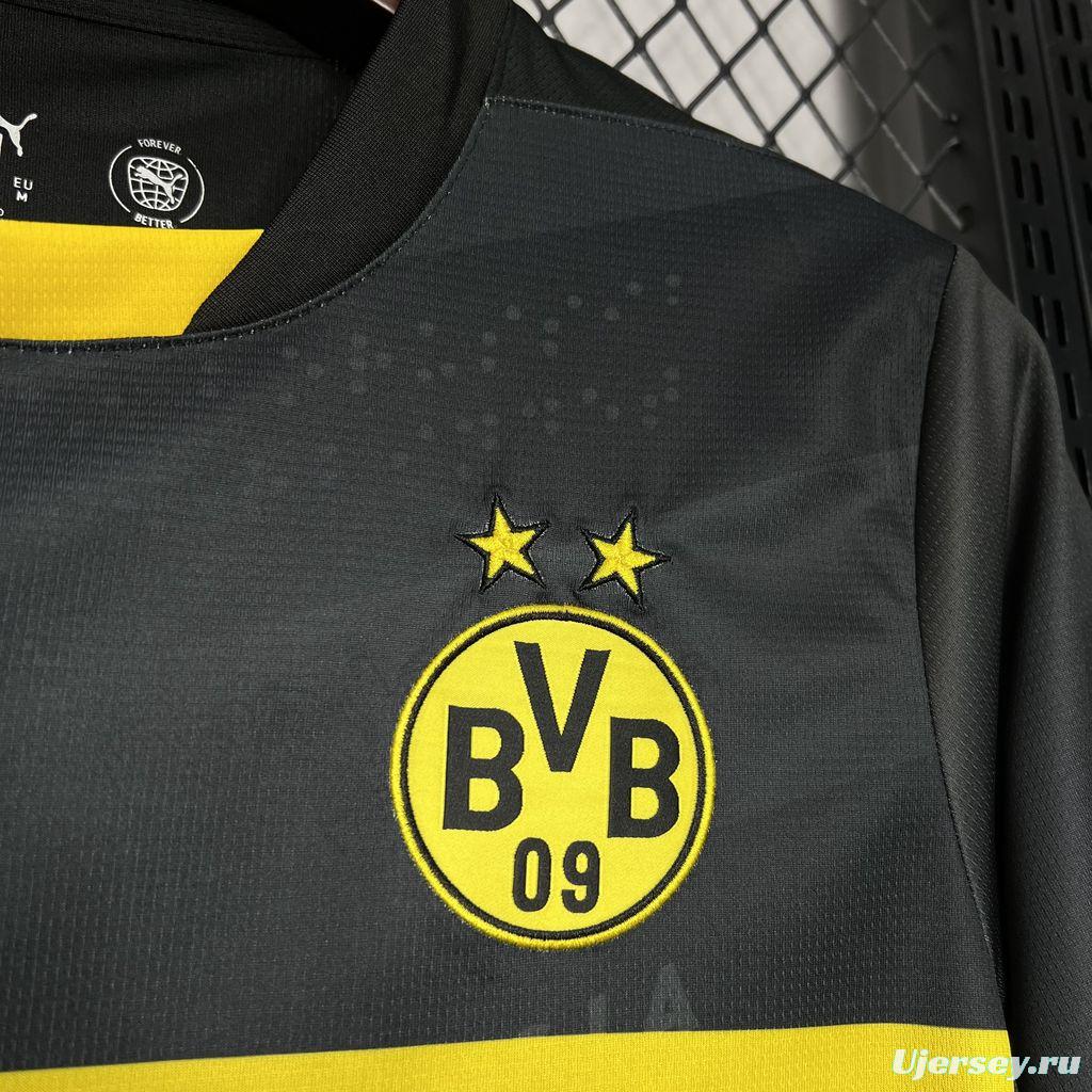 24/25 Borussia Dortmund Away Black Jersey