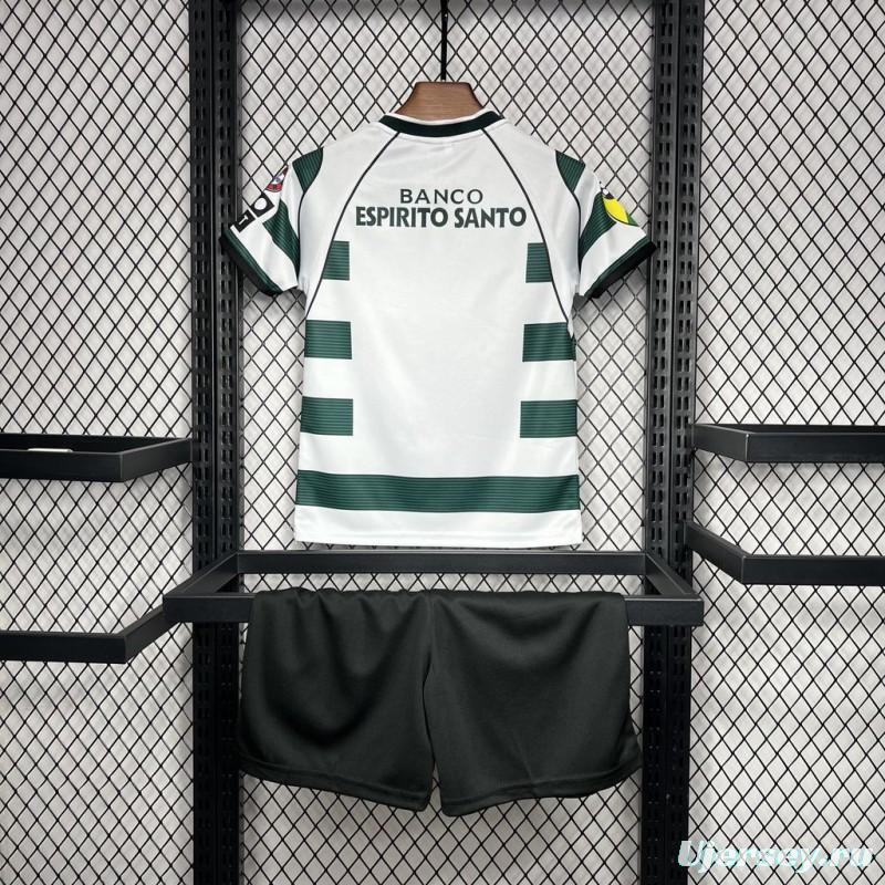 Retro 01/03 Kids Sporting CP Home Jersey