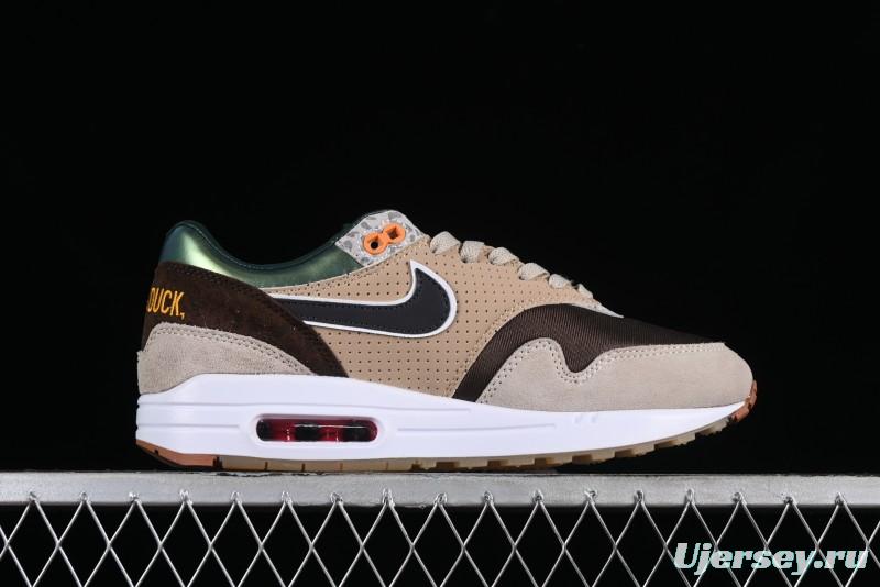 Nike Air Max 1 Retro Running Shoes with Half-Sole Air Cushion - HQ2640-200