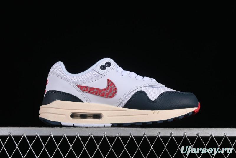 Nike Air Max 1 Premium Retro Running Shoes with Half-Sole Air Cushion - DH1348-146