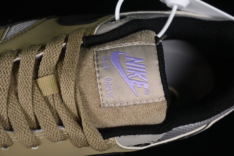 Nike Air Max 1 Retro Running Shoes with Half-Sole Air Cushion - FB9660-003