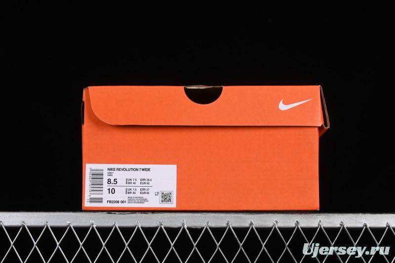 Nike Revolution 7 Wide Low-Top Running Shoes with Breathable Mesh and Durable Cushioning - FB2207-100
