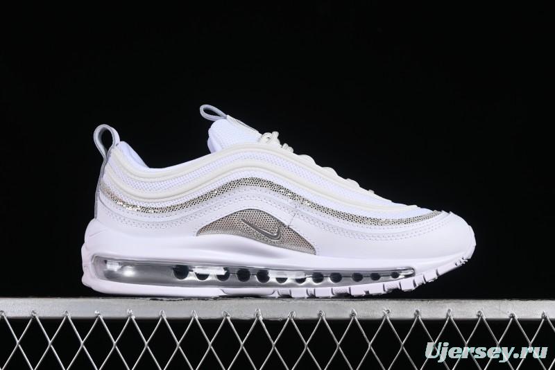 Nike Air Max 97 Retro Running Shoes with Full-Sole Air Cushion - FQ8889-100