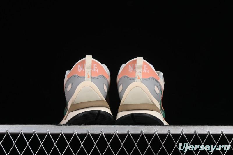 Nike Sacai VaporWaffle 3.0 Deconstructed Sneakers with Overlapping Swoosh and Dual Tongue - DD1875-107