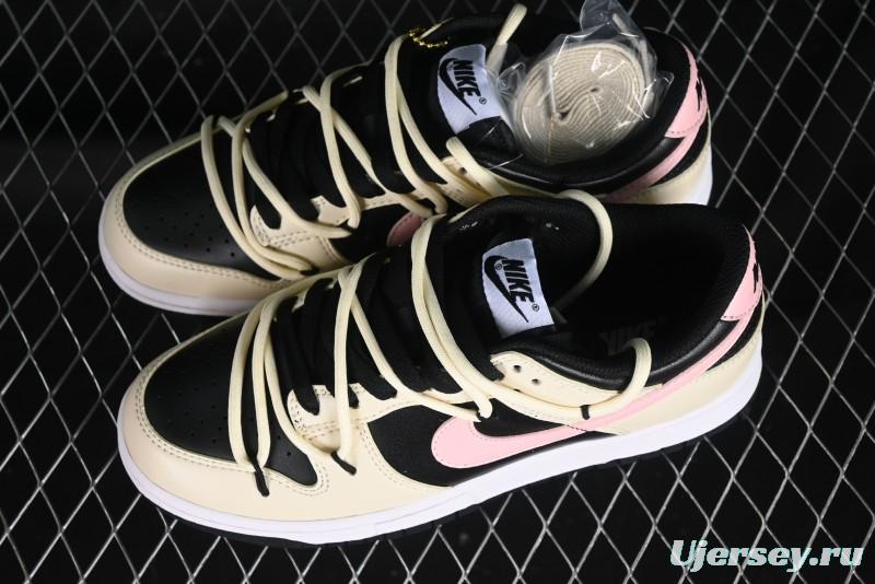 Nike Dunk Low SB Casual Skate Shoes with Smoked Rose Design - FD1232-001