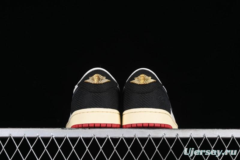 Nike Trophy Room x Jordan 1 Low OG "Away" Casual Sneakers - FN0432-100