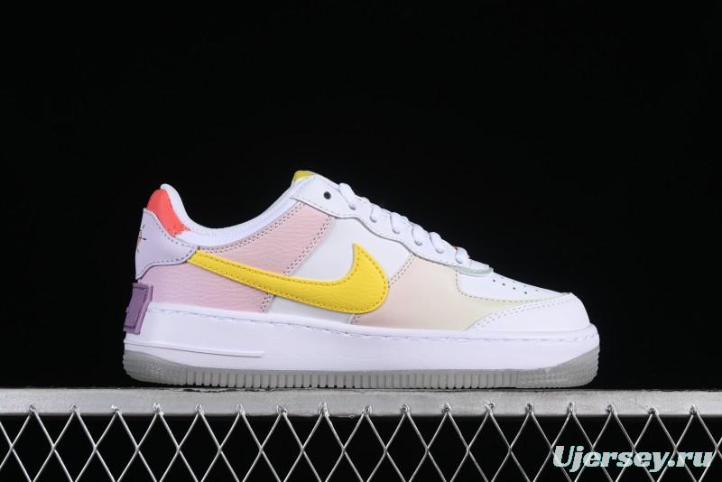 Nike Air Force 1 Shadow Lightweight Elevated Low-Top Versatile Sneakers - CW2630-141