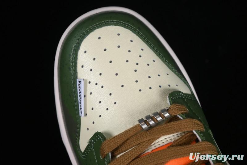 Nike Dunk Low Panda Prank Street Racing Lightyear Distressed SB Strap Low-Top Casual Sneakers - DD1391-300