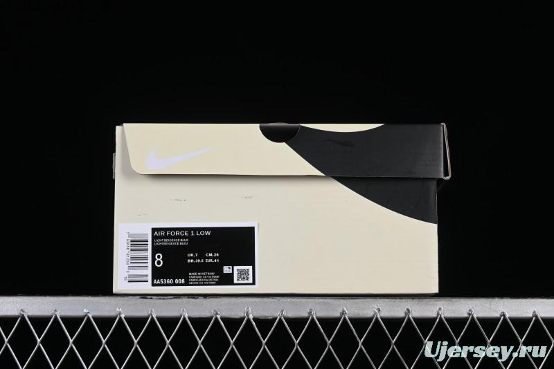 Nike Vlone x Air Force 1 '07 Low Light Bone Casual Sneakers - AA5360-008