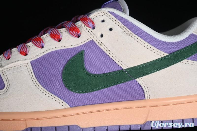 Nike SB Dunk Low Casual Skateboarding Shoes in Purple with Black Swoosh - HF5030-030
