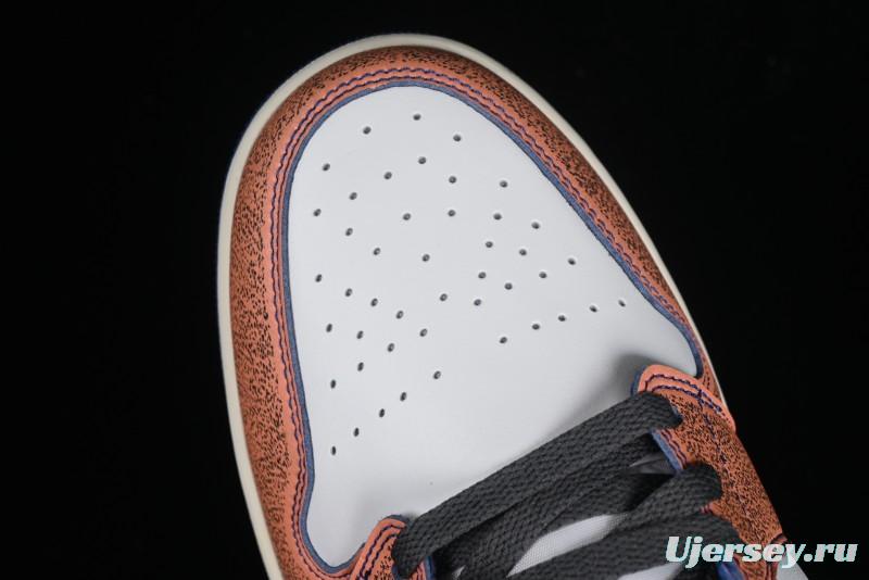 Nike Air Jordan 1 Mid "Flight Vintage" Retro Basketball Shoes with Washed Color Design - FV3619-106