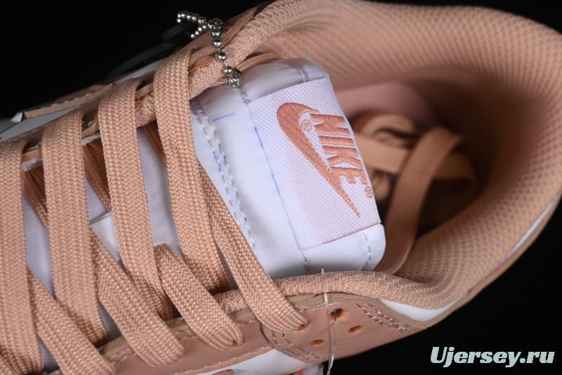 Nike Dunk Low SB Casual Sneakers with Knit Cat and Rose Pink Design - DD1503-118