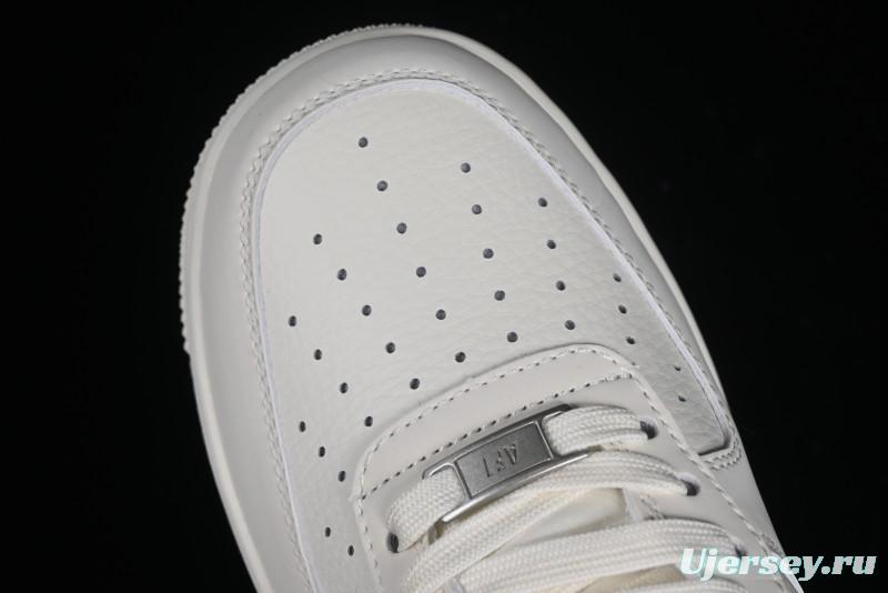 Supreme x Nike Air Force 1'07 Low Off-White Casual Skate Shoes with Zoom Air Cushion - HD1968-007