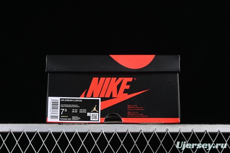 Nike CP3 x Air Jordan 1 Low AJ1 Floral Embossed White Casual Sneakers - FZ0455-200