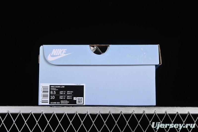 Nike SB Dunk Low Power Rangers Mammoth Colorway Low-Top Skateboarding Shoes - ZZ1998-003