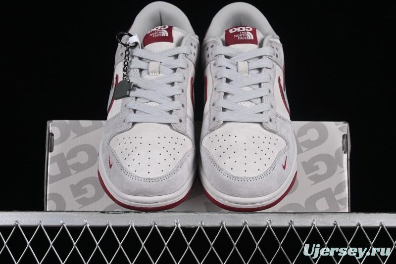 Nike Dunk Low The North Face CDG Collaboration - Grey Skateboard Shoes - DQ1098-336