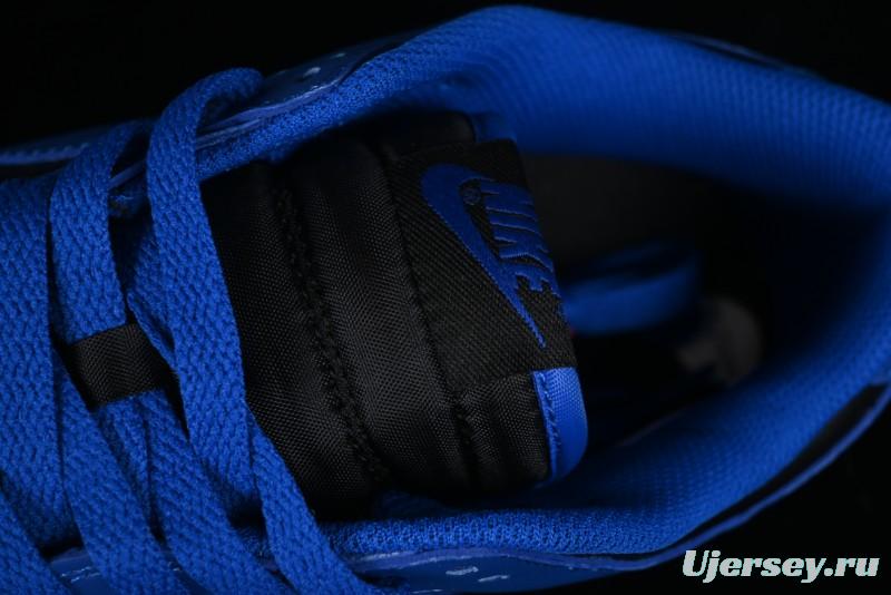 Nike SB Dunk Low Black Blue Colorway Low-Top Casual Skateboarding Shoes - CW1590-001