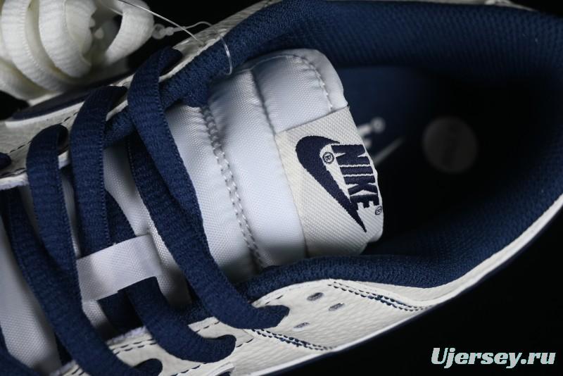 Supreme x Nike SB Dunk Low Deep Blue Colorway Low-Top Casual Skate Shoes - RM2308-238