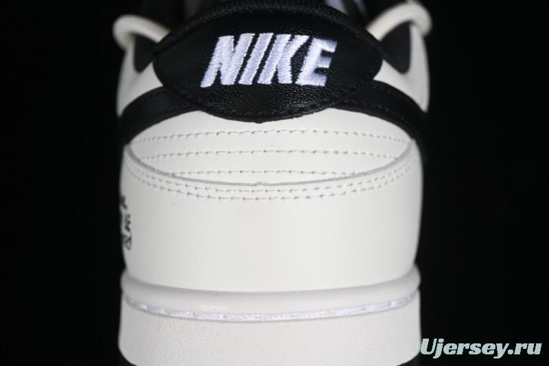 Nike Dunk Retro Saml Panda Mischief Low-Top Casual Sneakers with SB Lace and Retro Black-White Design - DD1391-100