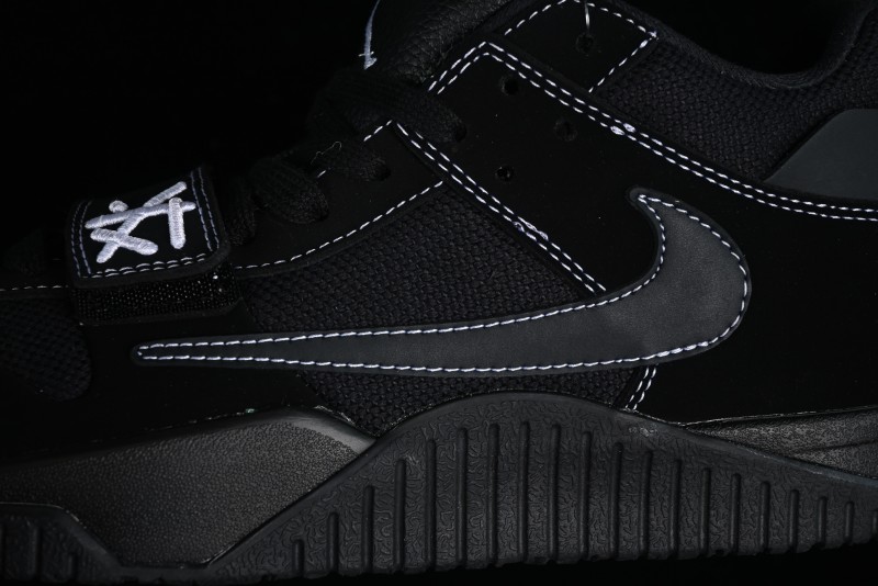 Nike Travis Scott x Jordan Cut The Check AJ1 Basketball Shoes with Velcro Strap - DR9317-001