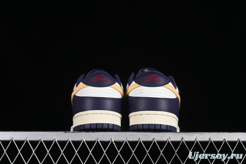 Nike Dunk Low Retro Navy Blue SB Low-Top Casual Skate Shoes - FV8106-181