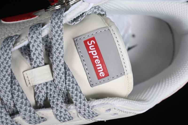 Supreme x Nike SB Dunk Low Casual Skate Shoes with Zoom Air Cushion - DQ1098-333