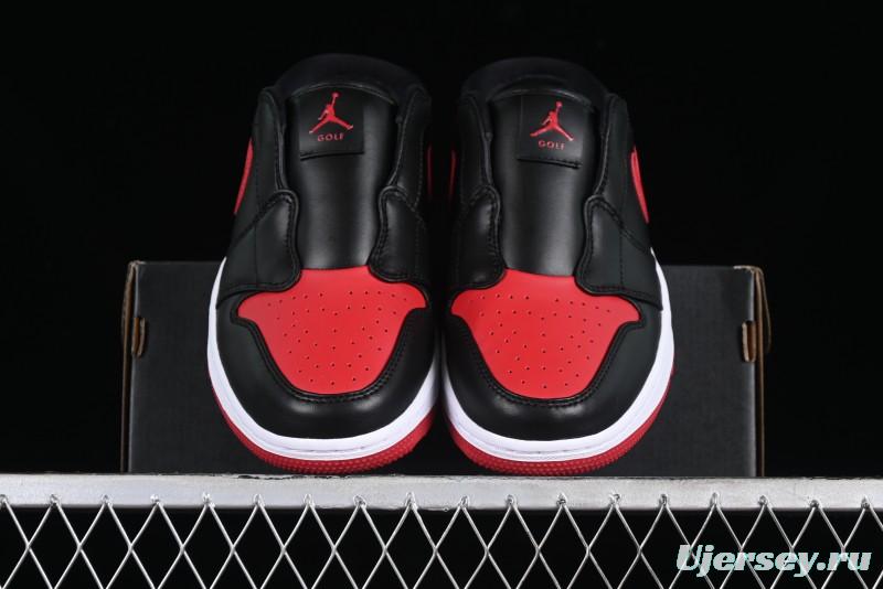 Nike Air Jordan 1 Mule Golf Shoes with Memory Foam and Rotational Traction Outsole - FJ1214-001