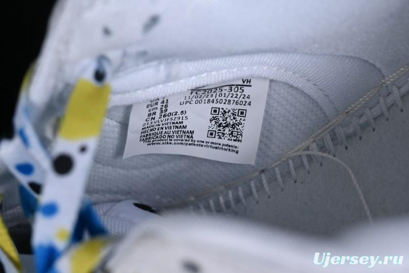 Nike SB Dunk Low Color Ink Splash Anniversary Custom Low-Top Casual Skate Shoes - FC2025-305