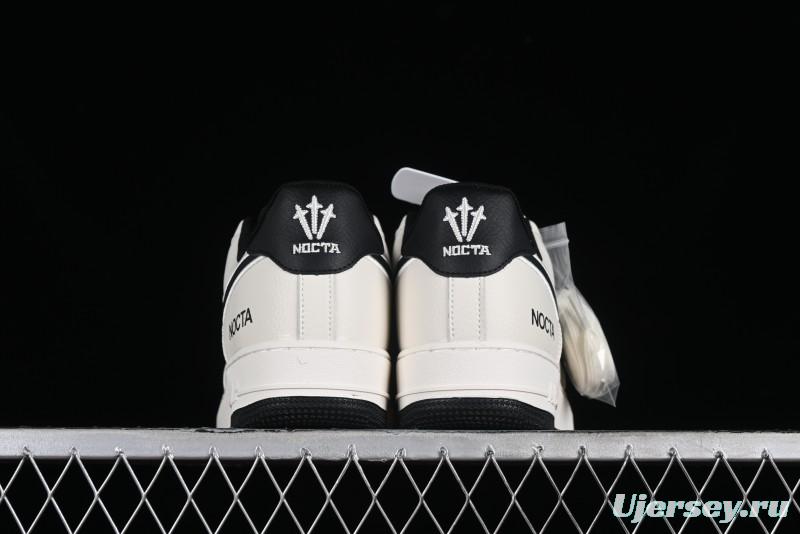 Nike Nocta x Nike Air Force 1 '07 Low Casual Sneakers with 3M Reflective Details and Full-Length Air Cushion - NO0224-023