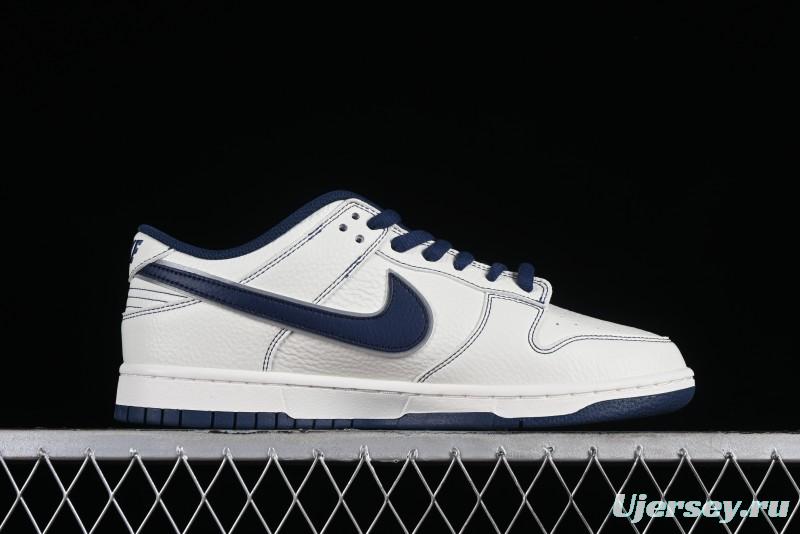 Supreme x Nike SB Dunk Low Deep Blue Colorway Low-Top Casual Skate Shoes - RM2308-238