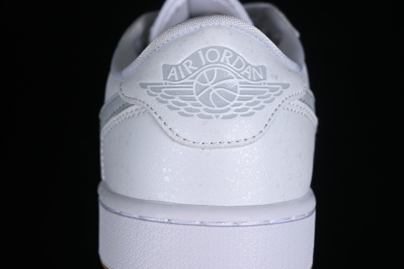 Nike Air Jordan 1 Low Golf Shoes White with Gum Sole - DD9315-111