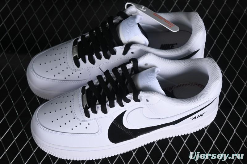 Nike Air Force 1 '07 Low Casual Sneakers with Double Swoosh Design - DD8959-100