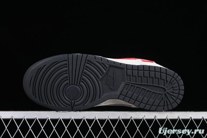 Supreme x Nike SB Dunk Low Casual Skate Shoes with Zoom Air Cushion - DQ1098-333