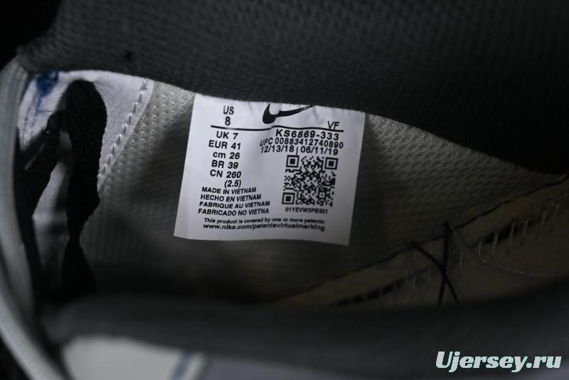 Nike Air Force 1 '07 Low Custom Strap Casual Sneakers with Kaws Collaboration - KS6869-333