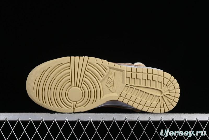 Nike Dunk Low Panda Prank Universe Exploration - Star Exploration Mocha SB Strap Low-top Casual Skate Shoes - DV0833-100