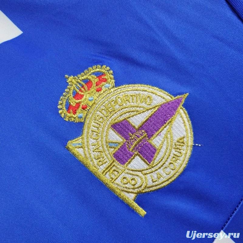 Retro 03/04 Retro Deportivo La Coruna Home Jersey
