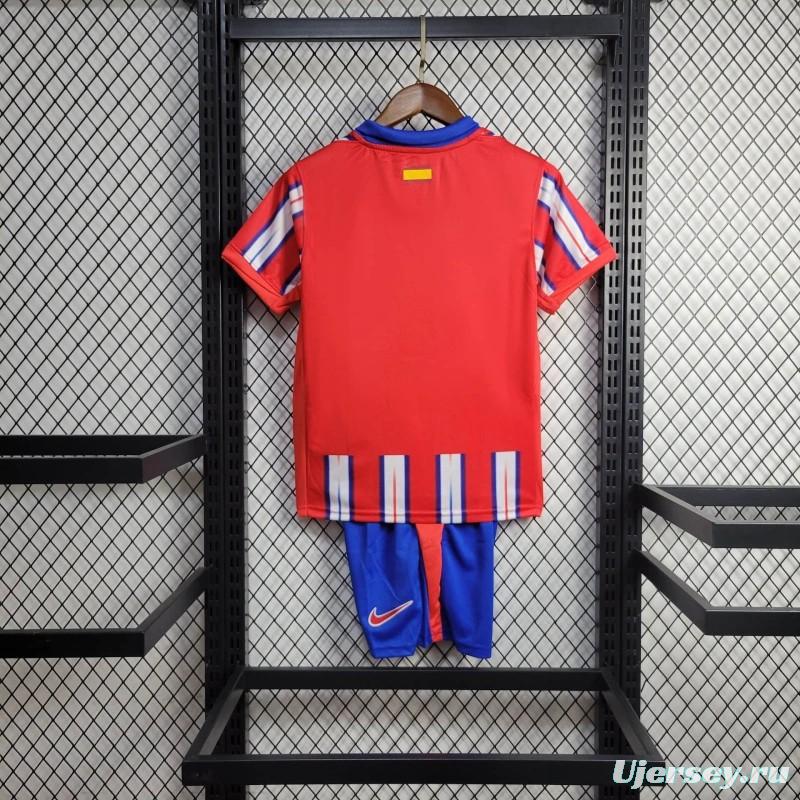 24/25 Kids Atletico Madrid Home 16-28 Jersey