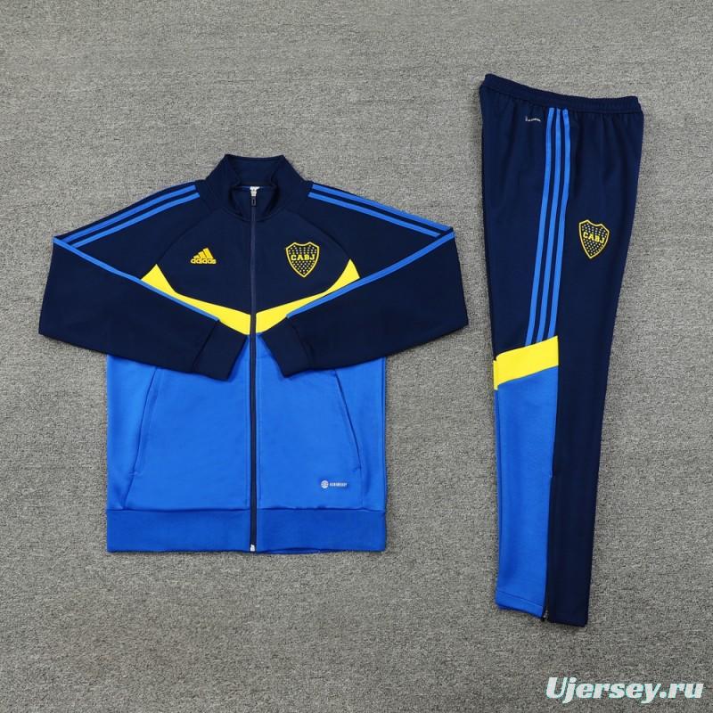 24/25 Boca Juniors Navy/Blue Full Zipper Jacket +Long Pants