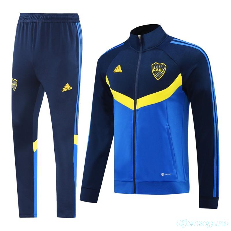 24/25 Boca Juniors Navy/Blue Full Zipper Jacket +Long Pants